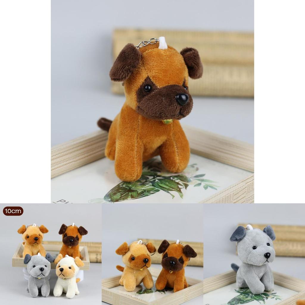 Adorable Husky Plush Toy Realistic Dog Stuffed Animal Cute Puppy Doll Keychain