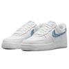 Nike Scarpe da Ginnastica Donna Air Force 1 07 Essentials Blu Paisley Bianche Blu Usurato DH4406-100