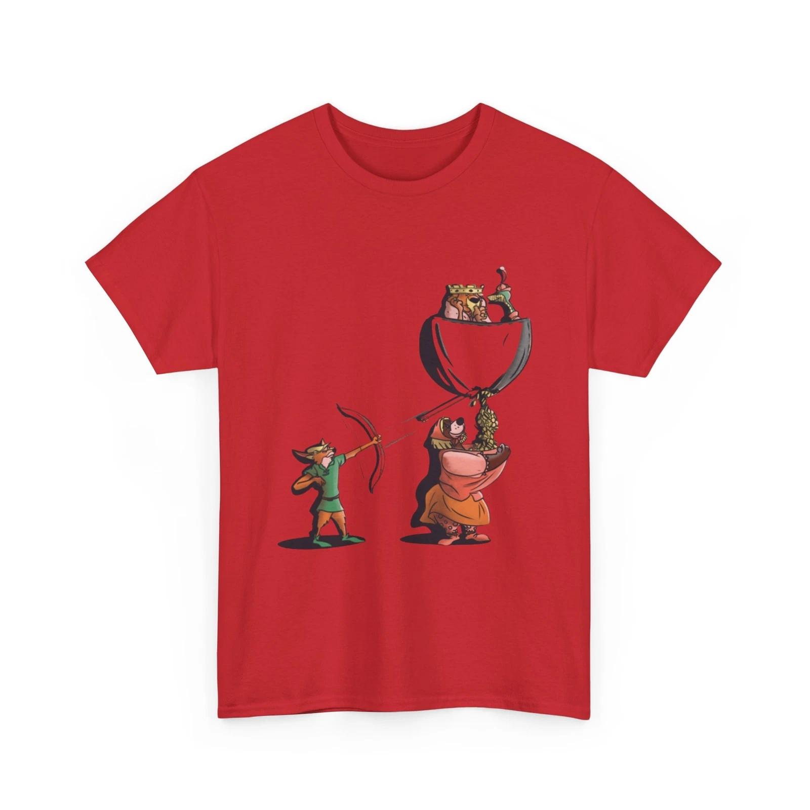 Robin Hood T-Shirt - Fox Robin Shirt - Pocket Relief Tee 4XL