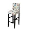 Stretch Bar Stool Covers Stretch Bar Stool Chair Covers, Counter Height Chairs Covers for Kitchen Dining Room Cafe Furniture