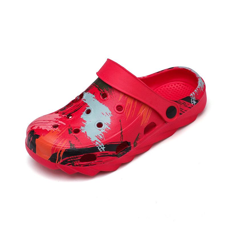 Boys' and Girls' Casual Soft-Soled Beach Sandals - Medium & Large Kids' Foot-Covering Crocs