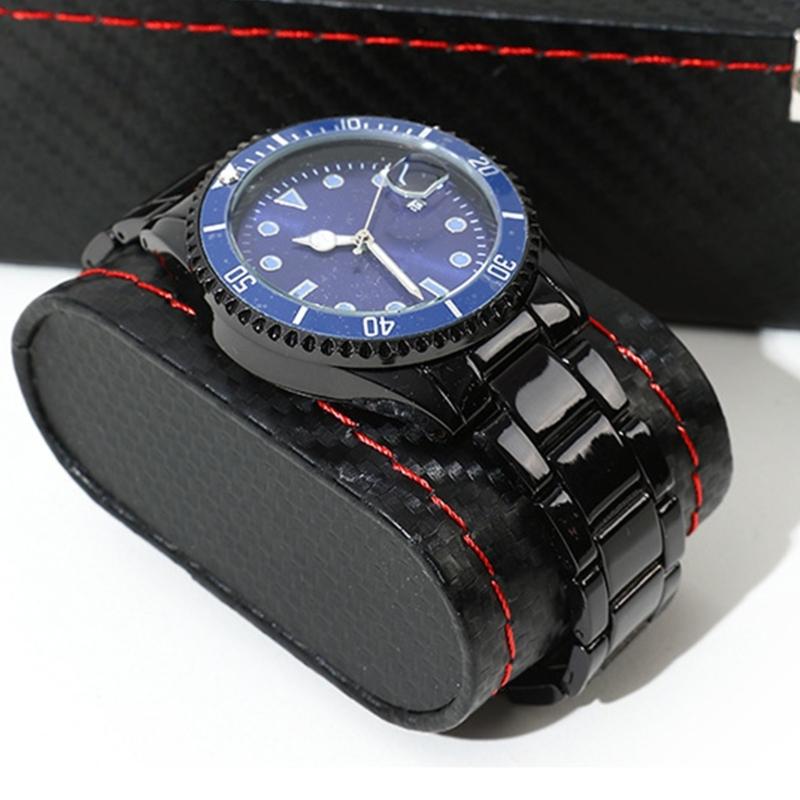 Additional Velutinous Lined Watch Storage Case Secure Metal Grip Plan For Jewelry Display And Travel
