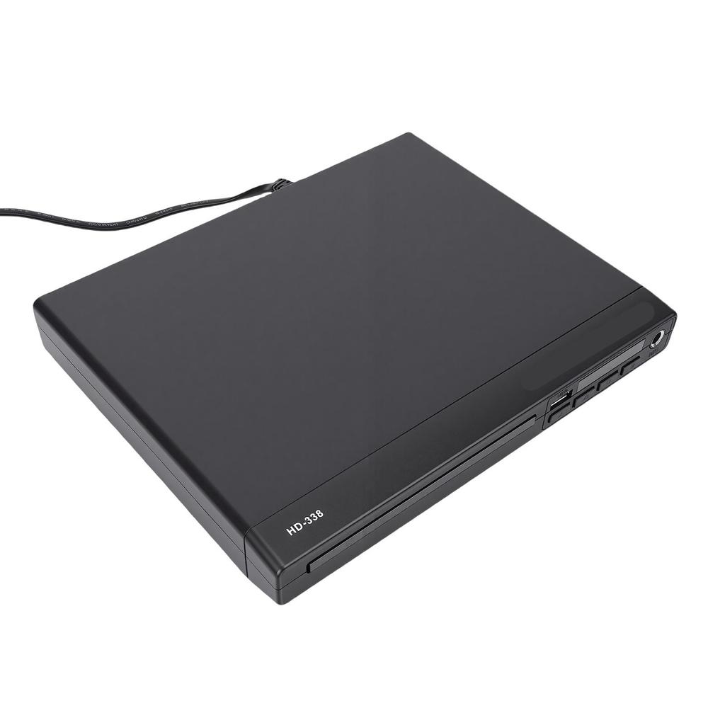 DVD Player HD Multimedia Interface 1080P Small Home Stereo CD Player for TV with USB 6.5mm MP3 Playback Remote Control