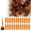 Wavy Curly Hair Roller Fluffy Perm Rod Perm Bar Hairdressing Tool (Transparent Orange Type 13)