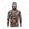 Mens Quick-Dry UV Protection Fishing Hoodie With Face Cover Lightweight Long Sleeve Outdoor Angling Summer Fall