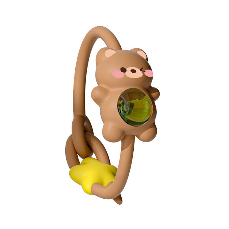 Kawaii Animal Shaped Essential Oil Diffuser Bracelet, Plant Extract Mosquito Repellent Wristband For Kids And Adults Outdoor