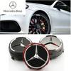 AABGV1 4PCS 75mm for Mercedes Benz B/C/E/S Class A Class C200L GLC GLK CLA W166 W163 W221 NEW Car Wheel Center Hub Caps Cover