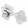 Alomejor Bass Tuners, Left/Right Row Tuning Keys, Buttons, Steel, Rust-Resistant, Electric Bass Machine Heads, Gift (Right Row)