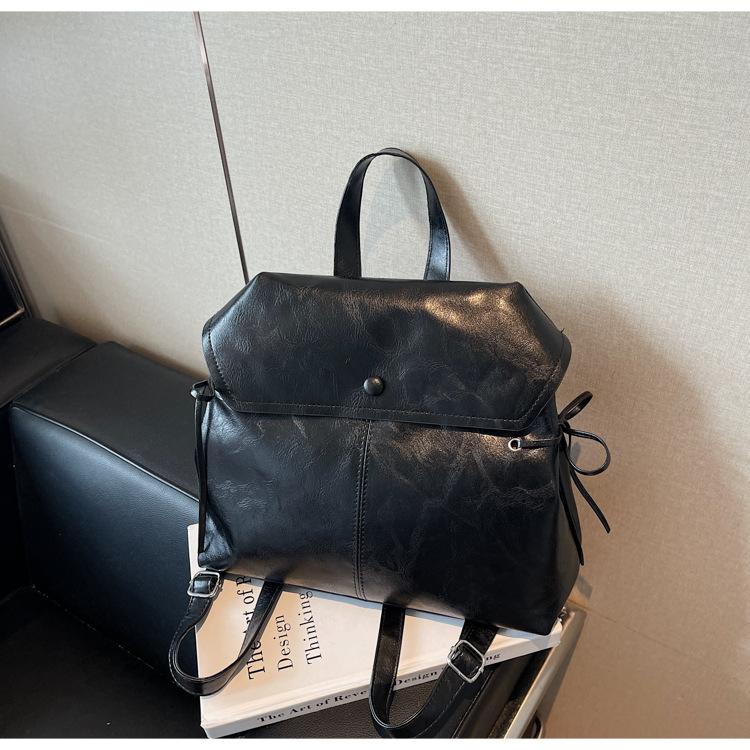 College style retro backpack women's bag 2025 new large-capacity British travel backpack casual commuter mailman bag