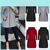 Stylish Women's Autumn Winter Zip Hooded Coat Jacket With Long Sleeve Design For All Occasions