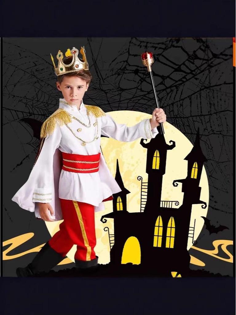 Costume Cosplay da Principe per Bambini per la Recita all'Asilo