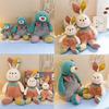 Cute Warm Sun Series Plush Toy Girl Bed Companion Doll Night Market Stall Doll Children's Gift 23cm Rabbit, Bear [75 Characters]