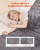 Weighted Blanket 25lb 80 X 87 In King Size Soft 100% Cotton Heavy Blanket