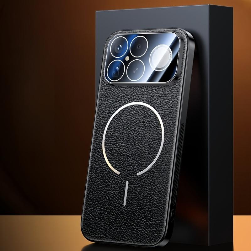 Luxus Mode Litschi Textur Magnetisches Leder Handyhülle für Xiaomi Poco F8 Pro F8 Ultra Kabelloses Laden Kameraschutz Stoßfeste Hülle Funda