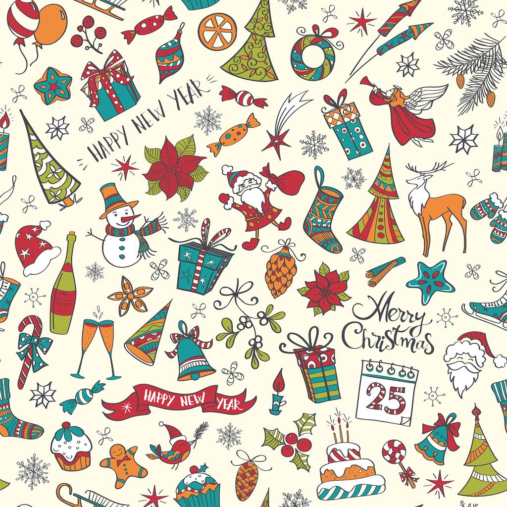 2 pieces - Christmas print curtains - Polyester material - Bedroom, living room, study private curtains - customizable patterns