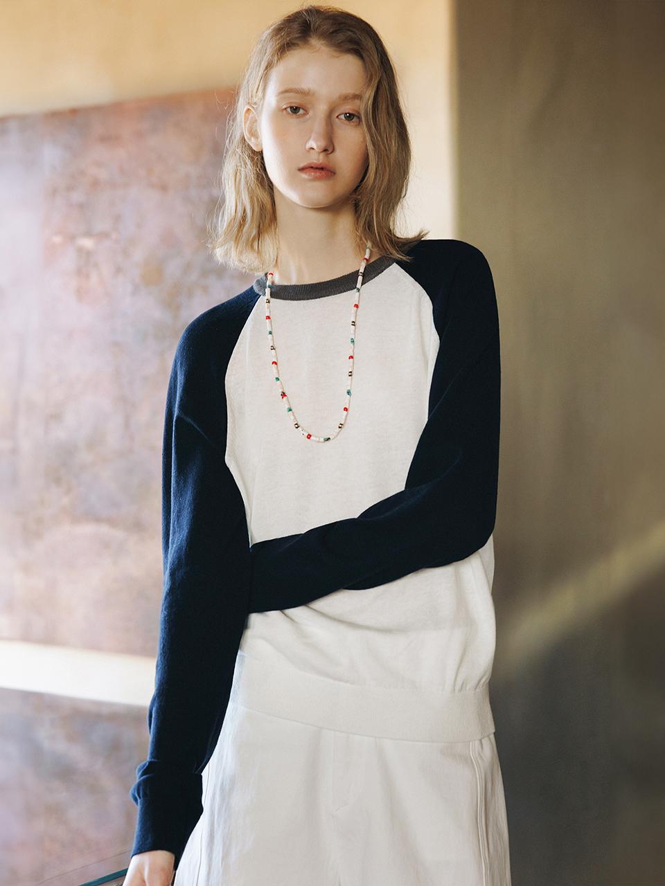 Annies Peter Raglan Knit (Navy) Navy