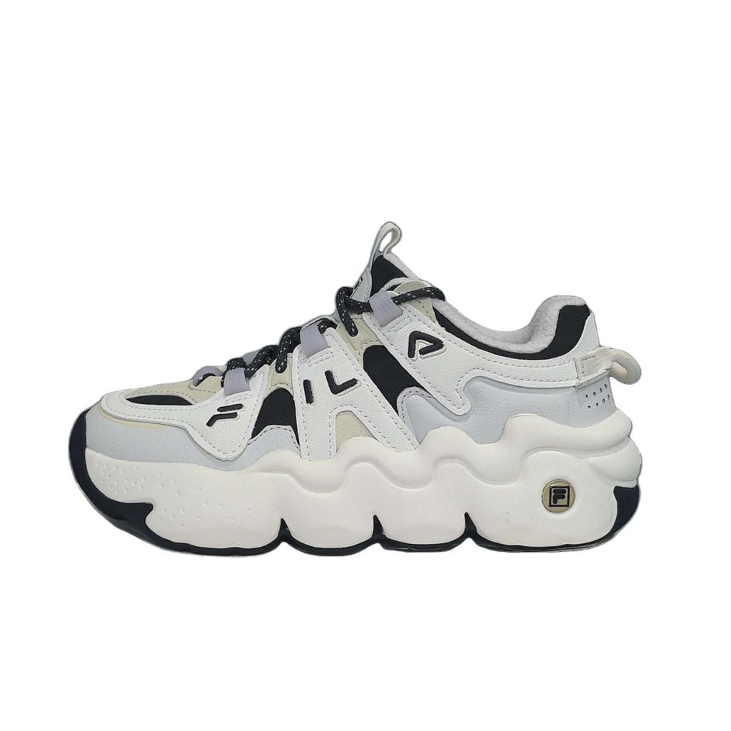 Women's Sneakers FILA Cushioning Low top Vintage Basketball Shoes Women's White Black