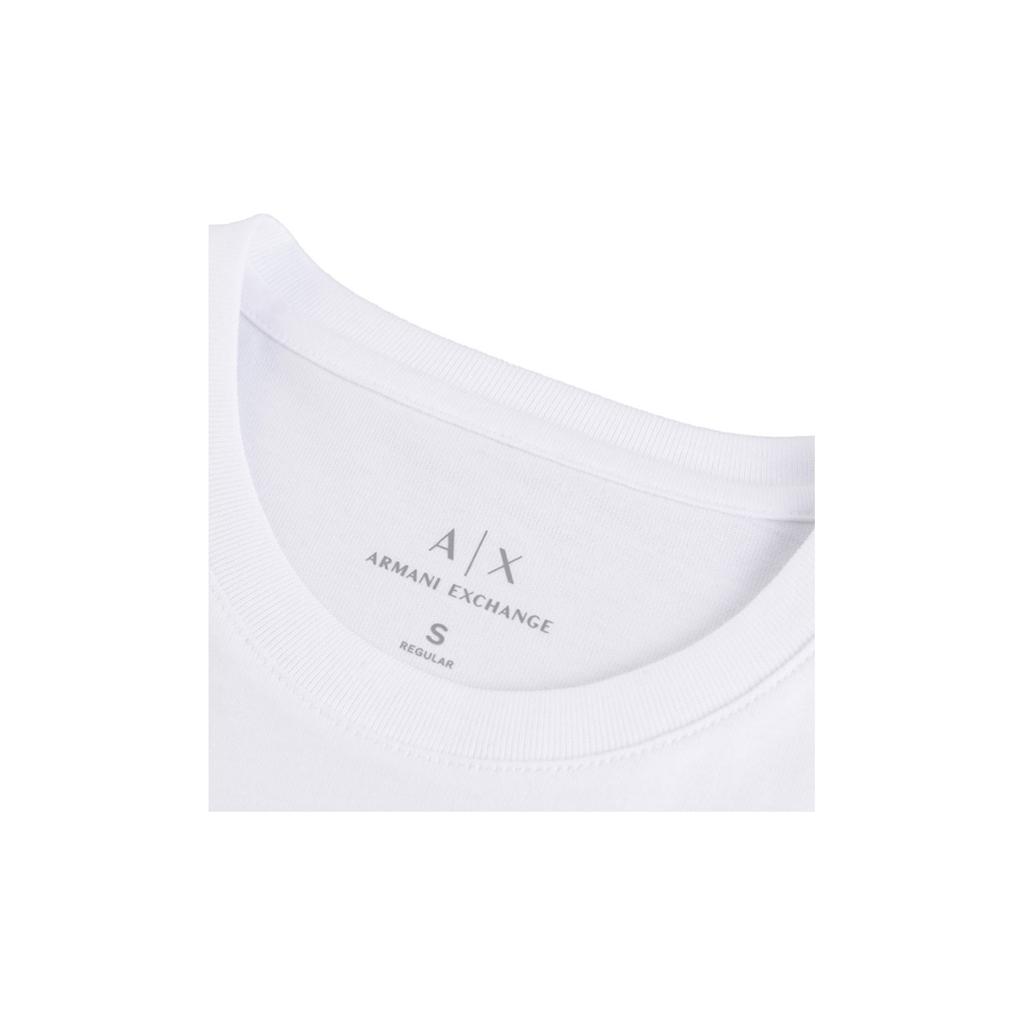 Emporio Armani Casual Letter Short Sleeve T-Shirt Men Tops White 3HZTRC-ZJZ8Z-1100