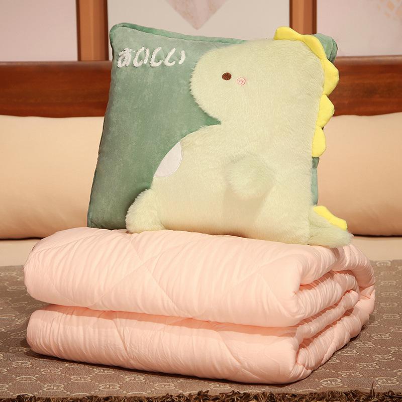 

Мультяшный Динозавр Акула Животное Подушка Одеяло Складное Офисное Одеяло с Кондиционером Автомобильная Поясничная Подушка Собака small throw pillow 35cm, quilt 1.5 * 1m