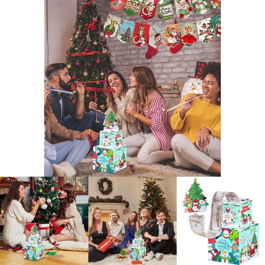 Christmas Gift Box With Cardboard Material For Holiday Party Decor And Surprises