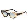 Fashion Cat Eye Candy Colors Sunglasses Women Retro Brand Designer Punk Eyewear Men Trending Sun Glasses Uv400  Oculus