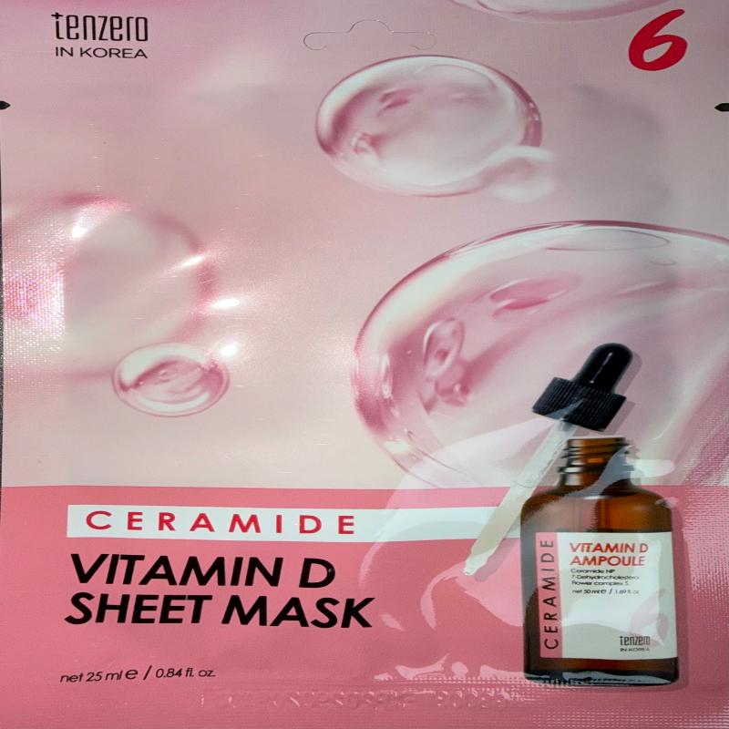 TENZERO Ceramide Vitamin D Ampoule Mask 25ml*10 Sheet