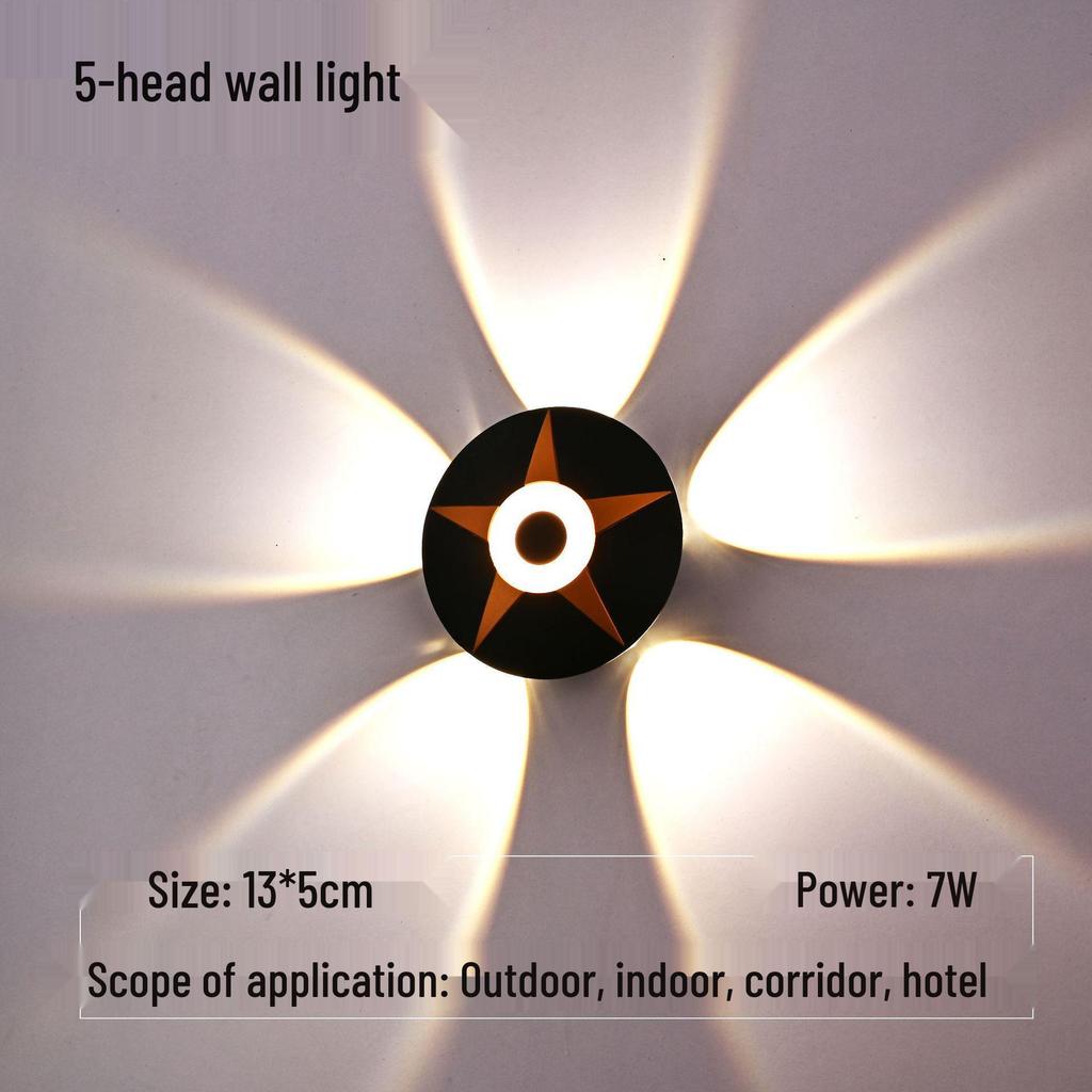 Airplane Series Outdoor Minimalist Wall Light for Villa, Courtyard, Balcony, Corridor, Aisle, or Stairway