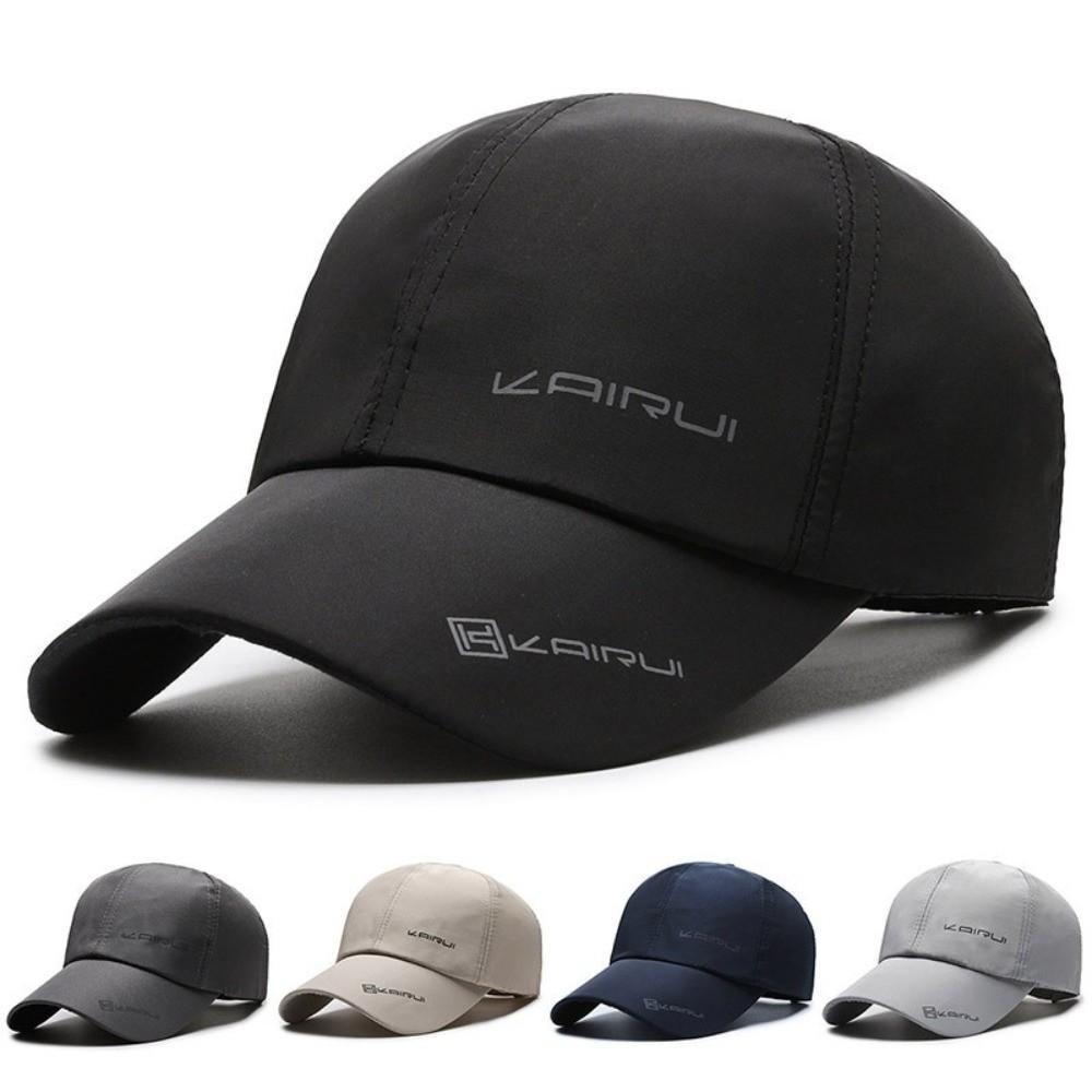 Solid Color Duck Tongue Hat Quick-drying Baseball Cap Casual Baseball Hat  Men