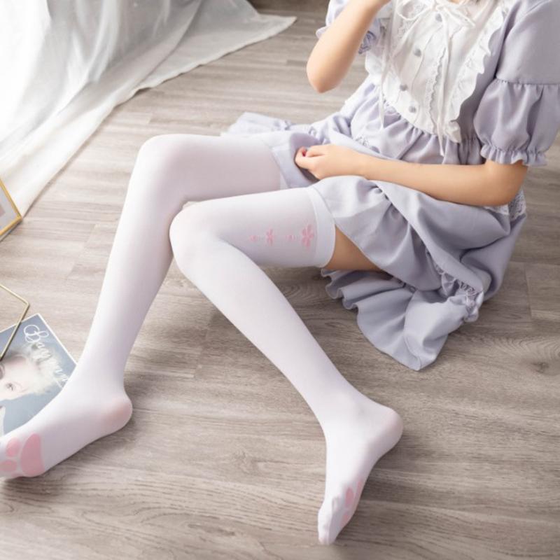 Buy 120D Velvet Kawaii Cat Paw Printed 