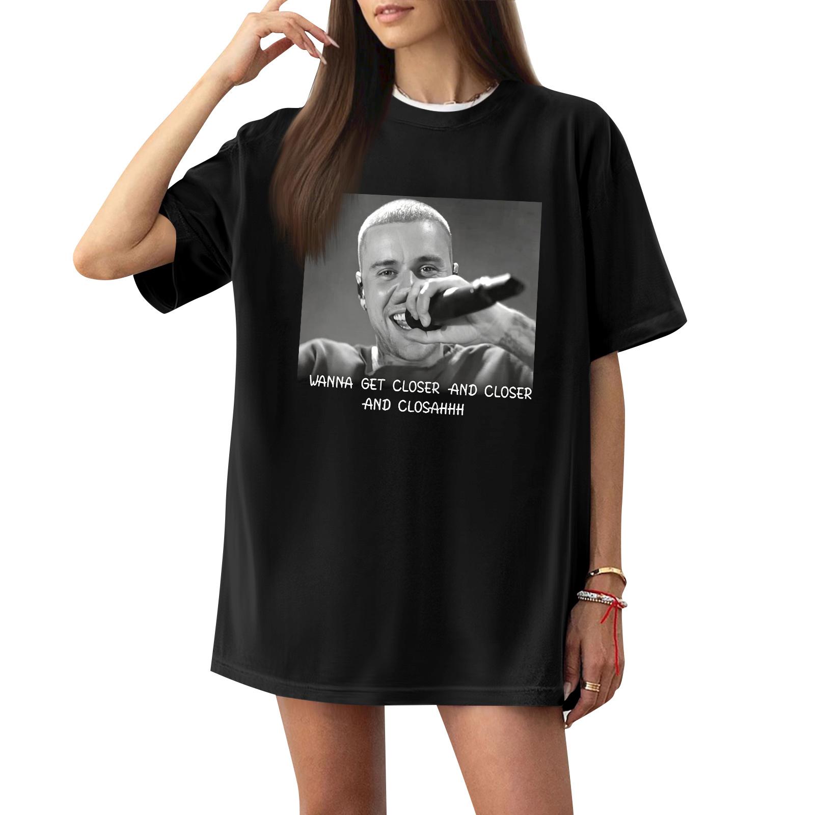 

Women s Casual Letter Print Short-sleeved Top T-shirt L