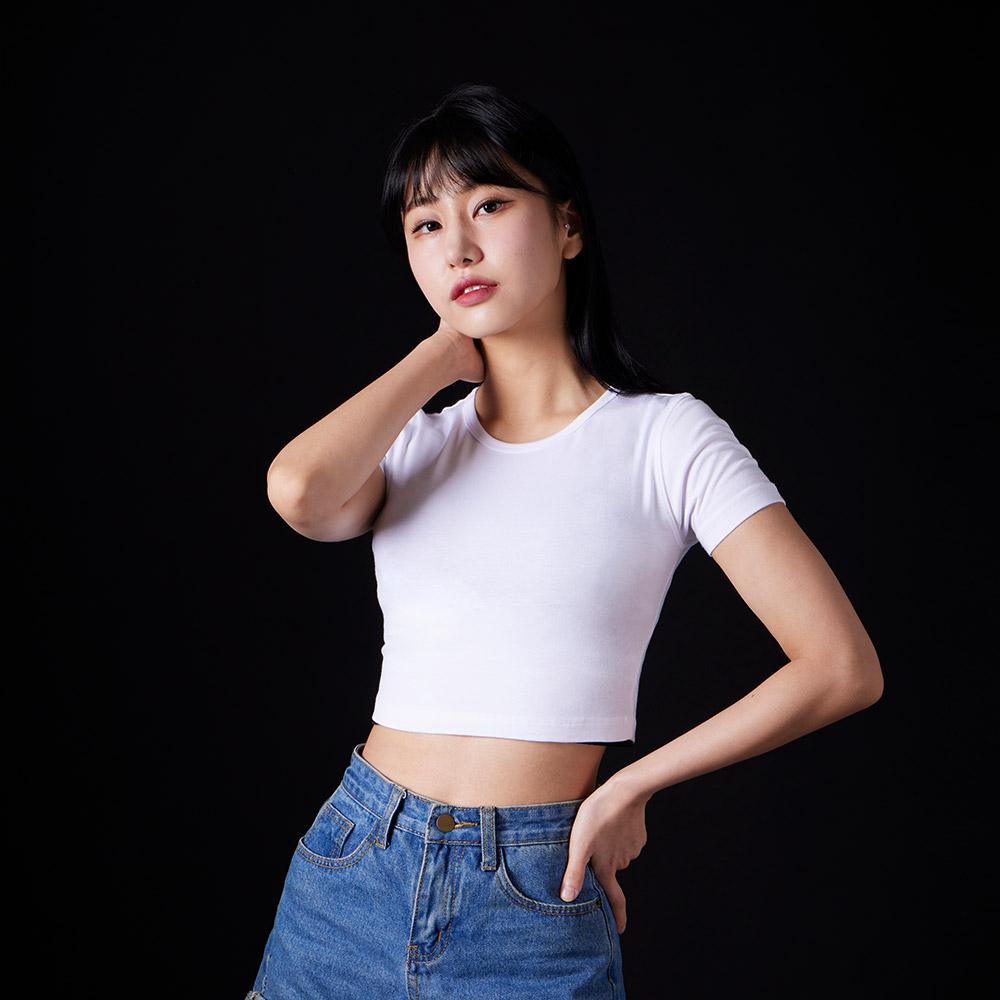 Astral Projection Basic Supima Spandex Crop Top S