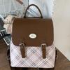 Autumn New Fashionable Retro High-value Backpack Large Capacity Texture Fashionable Simple Women's Backpack