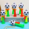 5PCS/Pack Football Colored Style Shaped Cheerleading Horn Plastic Horns for Football Match Audience Cheerleading Accessories ZYF