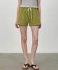 LOEIL Basic String Sweat Short Pants_Olive