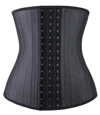 New Design Full Body Waist Trainer Woman Latex Waist Trainer 25 Steel Bone Zipper Corset Body Shaper for Women