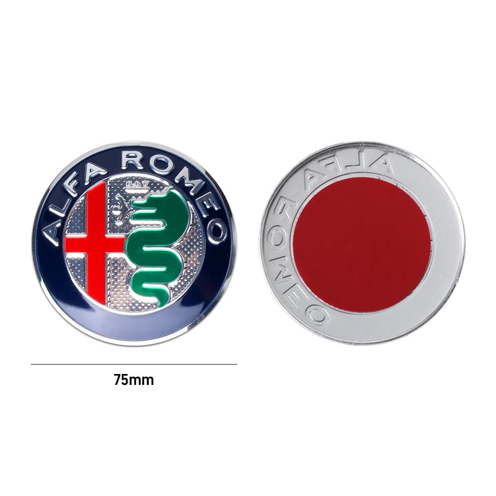Autoaufkleber Für Alfa Romeo 1 Stück Auto Frontgrill Emblem Abdeckungen Aufkleber Mittelkonsolenknopf Innenaufkleber Für Alfa Romeo Sporti