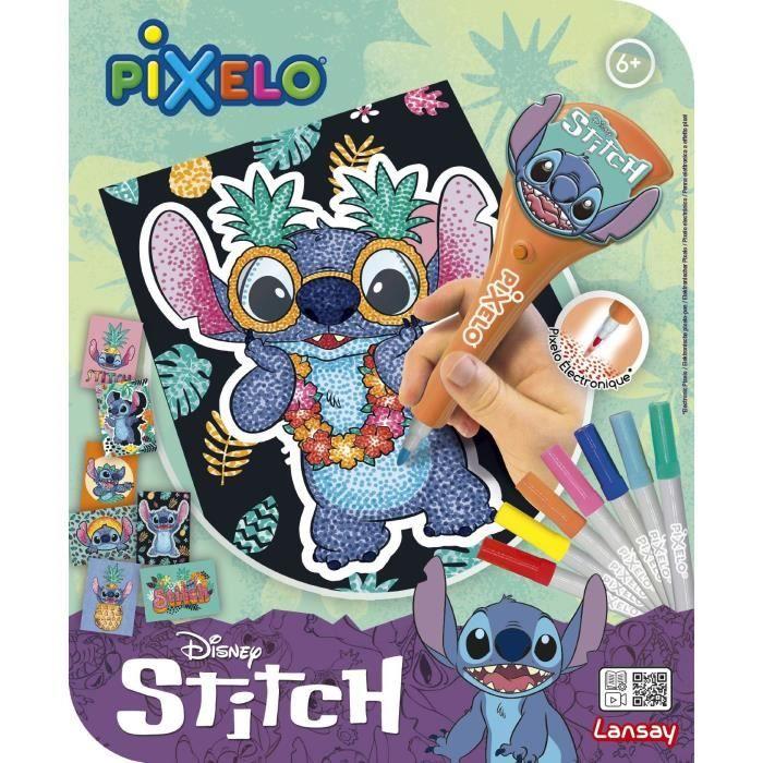 TOY - LANSAY - Pixelo Stitch - 8 Illustrations - Multicolor - From 6 Years