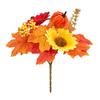 Seasonal Harvest Stem for Fall Vase Styling, Artificial Arrangement Piece for Table Display and Holiday Hosting