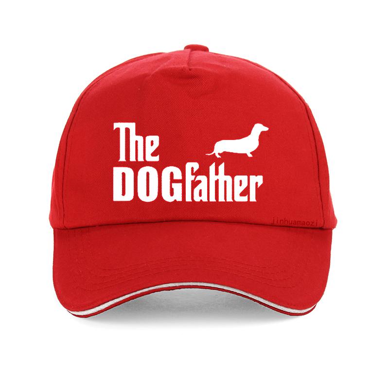 The Dogfather Dachshund Sausage Dog Baseball Cap Fashion Summer Unisex Unisex Adjustable Snapback Hats