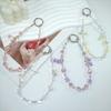 Y2K Aesthetic Cherry Tassel Phone Lanyard Exquisite Beaded Phone Chain Wristband Keyring Anti Lost Mobile Phone Charms