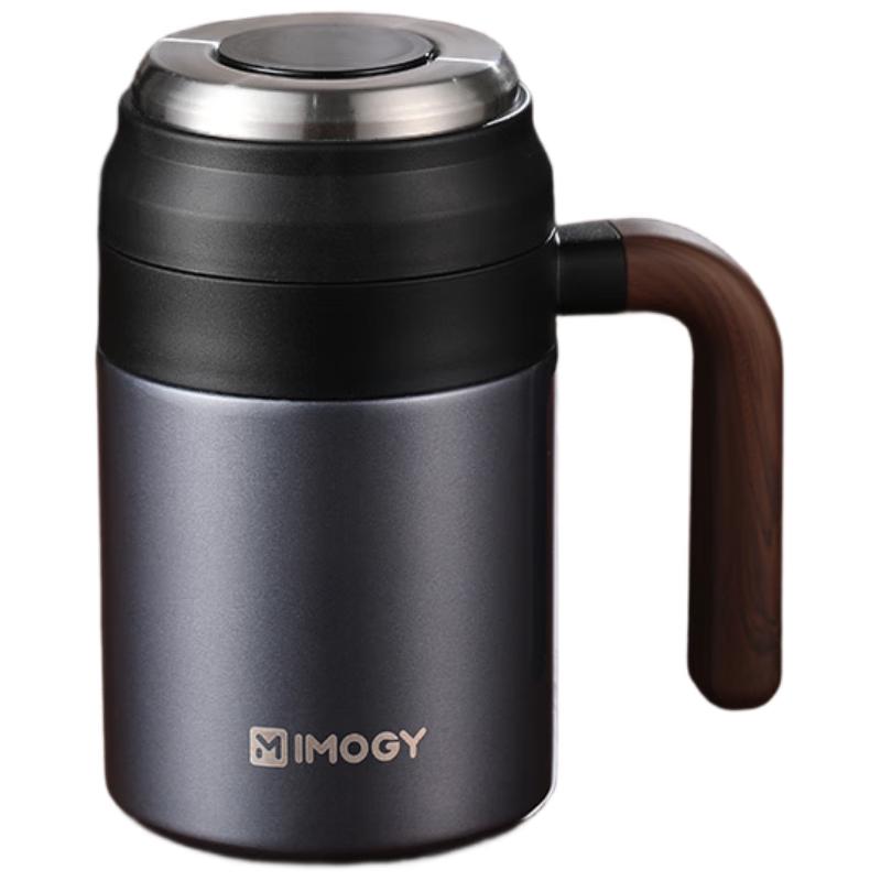 IMOGY 316L Stainless Steel Thermal Mug with Tea Infuser & Temp Display 520ml