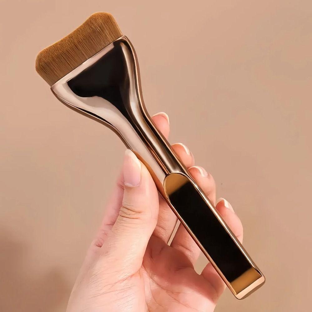 2Pcs Soft Bristle Foundation Makeup Brushes Powder Concealer Applicator  Liquid Foundation