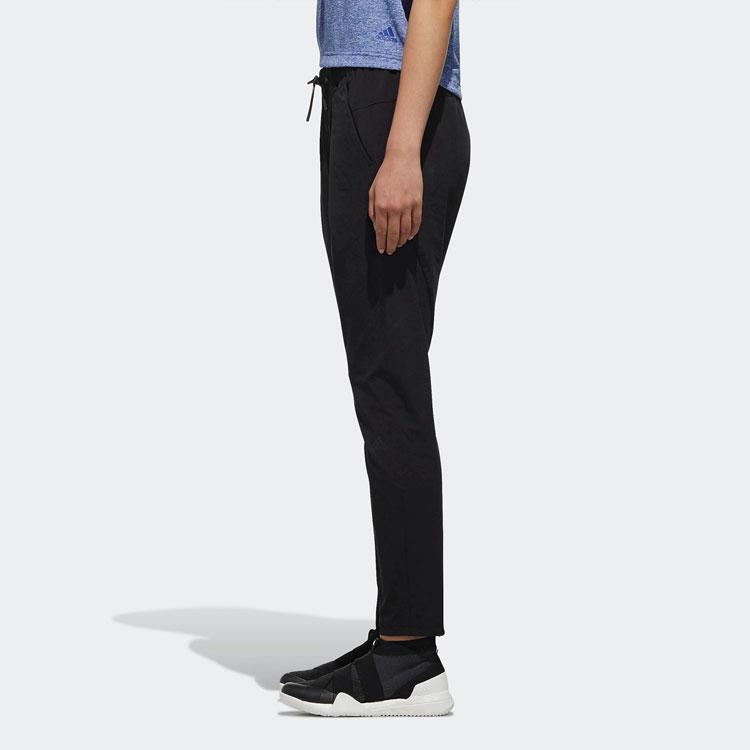 Adidas Warm Pants Solid Color Sports Casual Long Pants Women Pants Black DJ2919