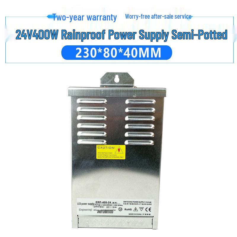 

Водонепроникний вуличний світлодіодний знак Блок живлення 5В/12В/24В, Трансформатор 100Вт-400Вт