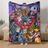 1pc Superhero Comic Characters Soft Throw Blanket Flannel All Season Light Weight Living Room/Bedroom Warm Blanket. M7270135