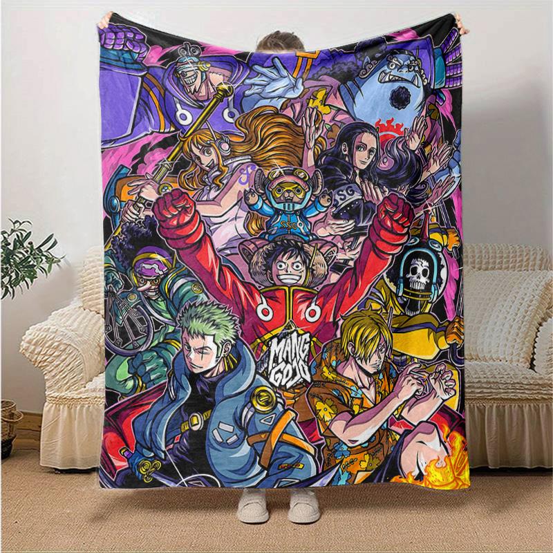 1pc Superhero Comic Characters Soft Throw Blanket Flannel All Season Light Weight Living Room/Bedroom Warm Blanket. M7270135