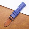 18mm Blue Stingray Leather Watch Galusha Replacement Watch Handmade Watch Strap with Wrist Blue [vinacreations] Strap, Strap, Band, Men's Buckle,