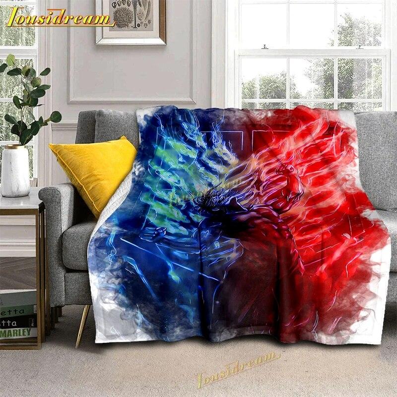 Attack On Titan Blankets Cartoon Blanket Flano Dust Cover Sofa Bed Flannel Warm Throw Blankets forTravel Airplane,Beds,Couch