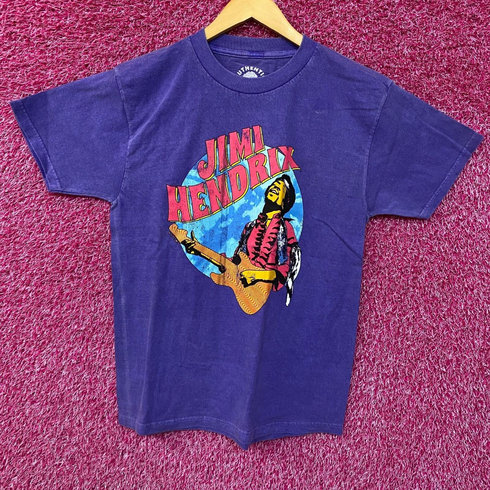 Jimi Hendrix Shredding at Woodstock Psychedelic Rock Tee S XL