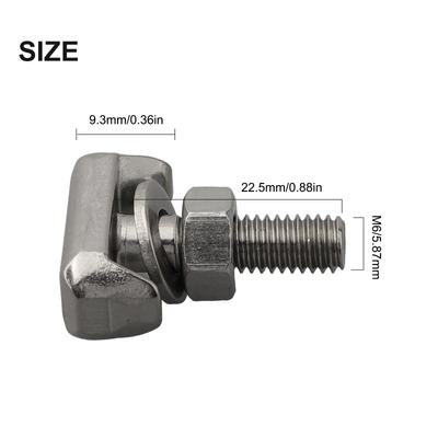 Accessories T Bolt Screw Battery Cable Reliable Stainless Steel Car Connectors Craftsmanship Engineering Long Lasting